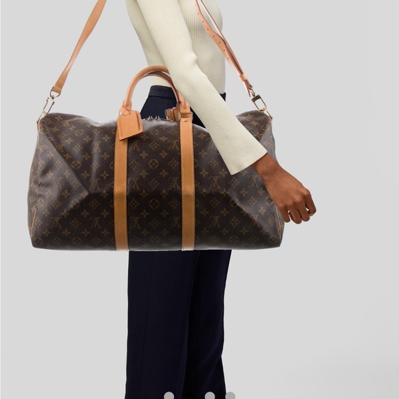Monogram Keepall Bandouliere 50 Authenticated/Purchased at The Real Real Dallas - Picture 4 of 7